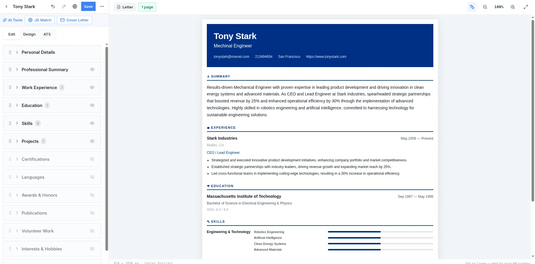 Example email showing how to email a resume with subject line and attachment